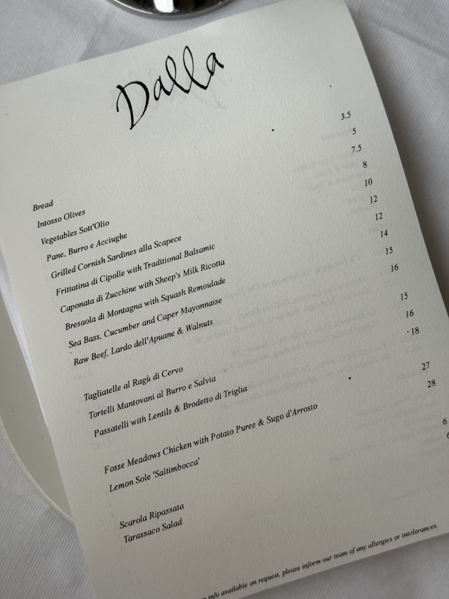 Menu - Dalla photo 7