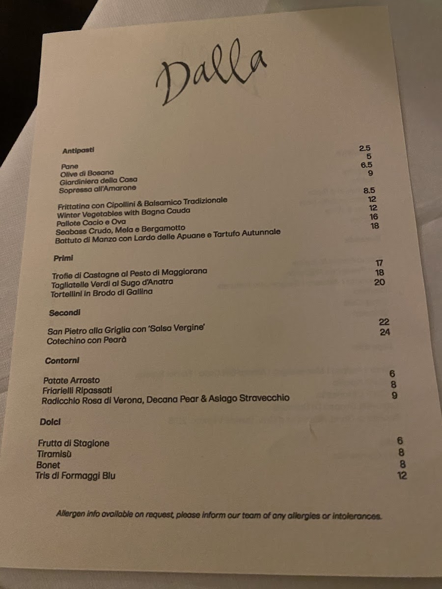 Menu - Dalla photo 9